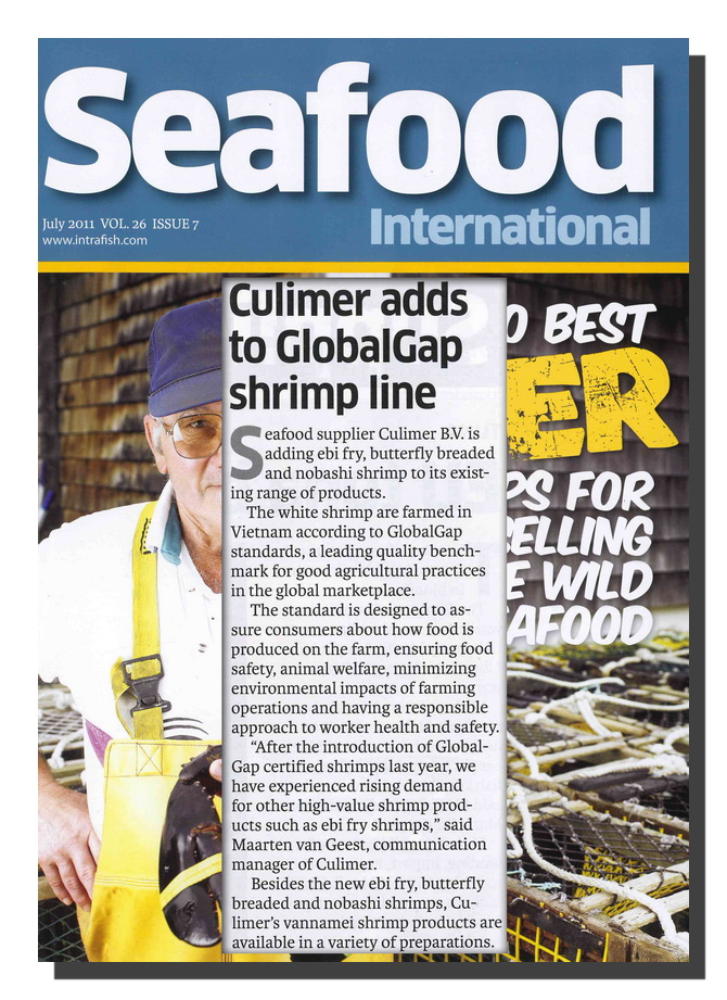 Culimer in Seafood International July 2011